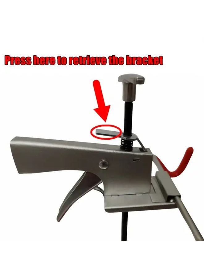 Red Steel Wheel Alignment Tool Four Point Support Steering Lock Device Professional Grade Durable - Image 5